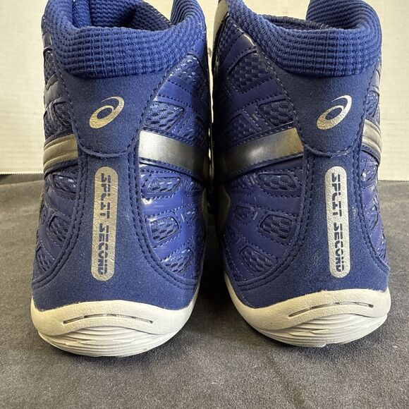 Size 13 - ASICS Split Second 9 Graphite/Silver/Royal Wrestling Shoe J203Y 7993 main image 8